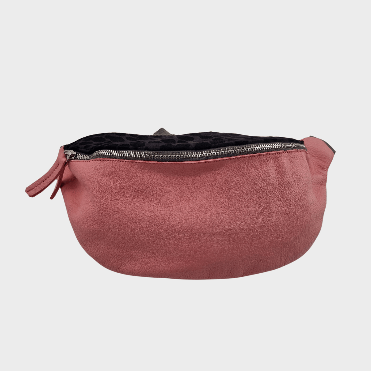 Bauchtasche Leder VILA | Pink & Grau