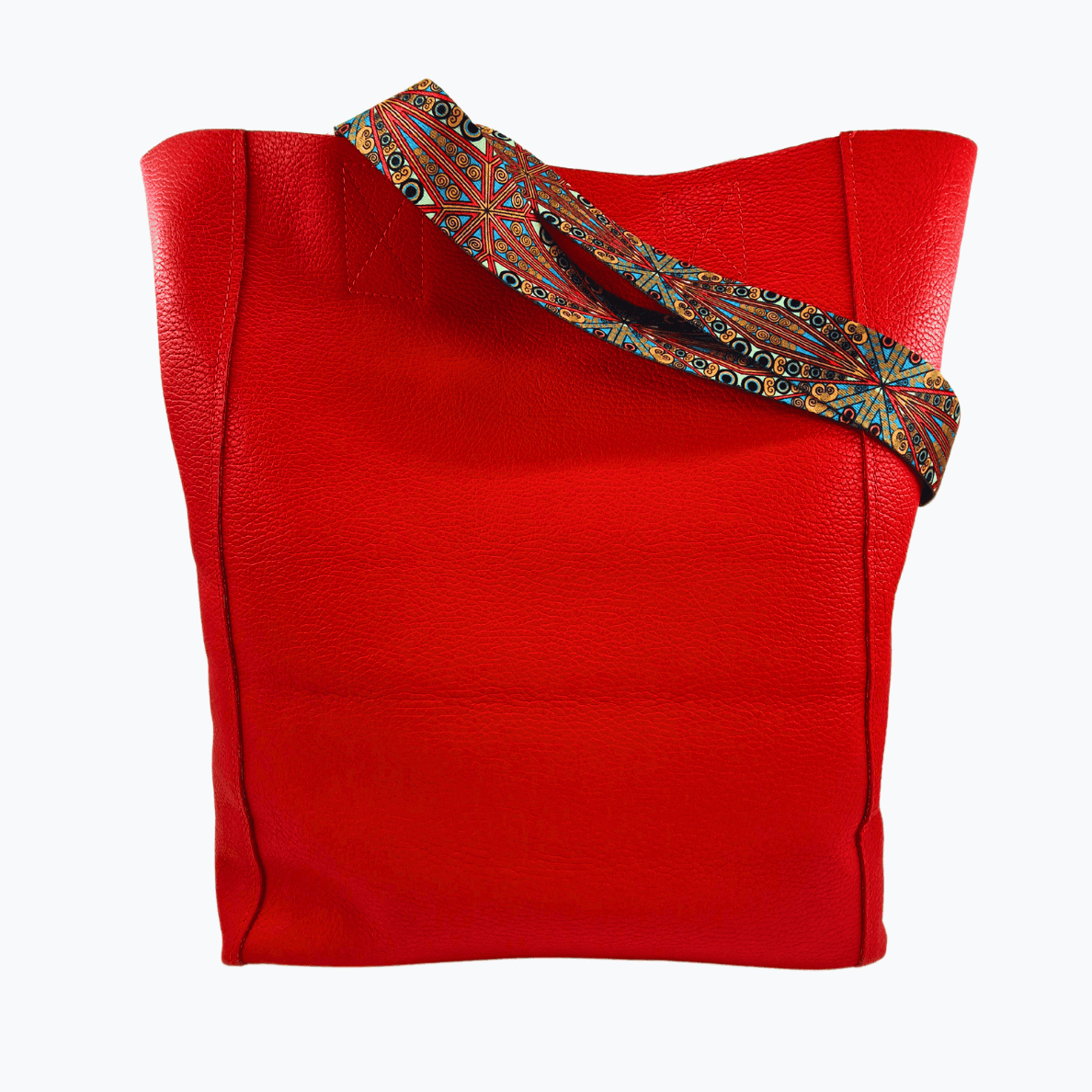 Tote Bag Leder VILA | Rot 