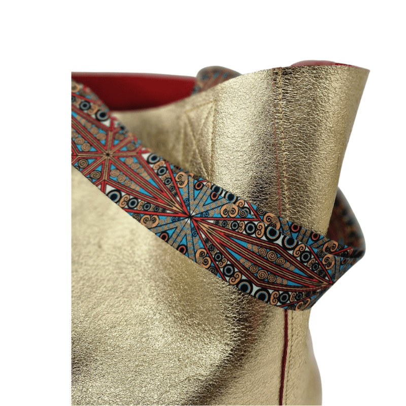 Tote Bag Leder LIMA | Gold