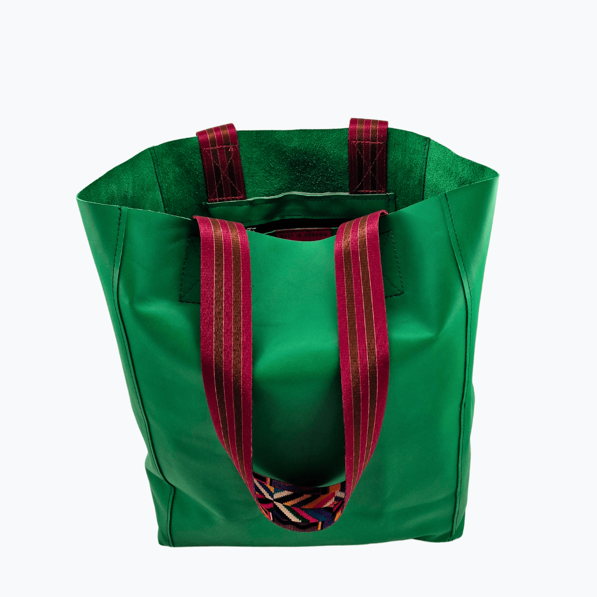 Tote Bag Leder GIZA | Grün