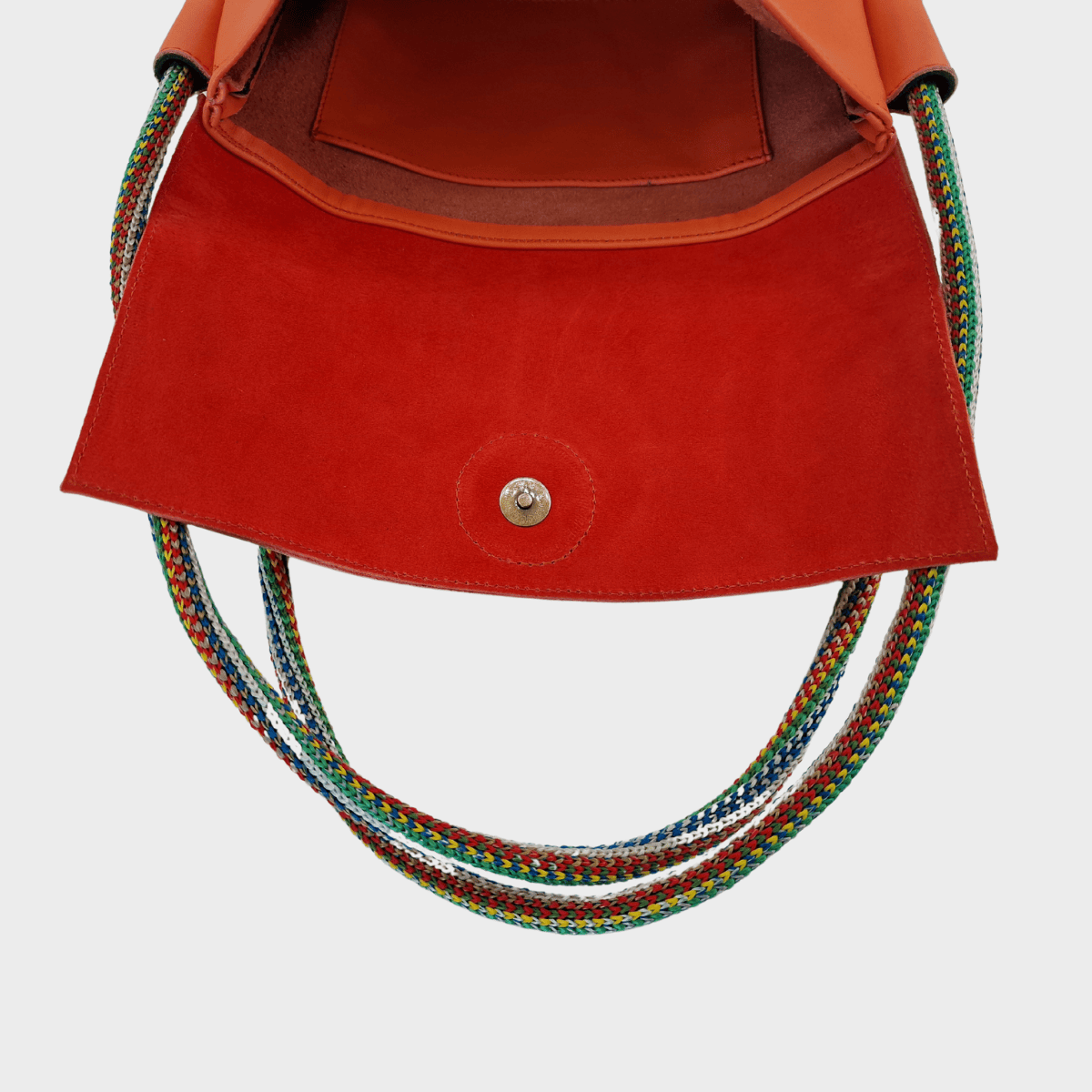 Umhängetasche Leder PINTO | Orange