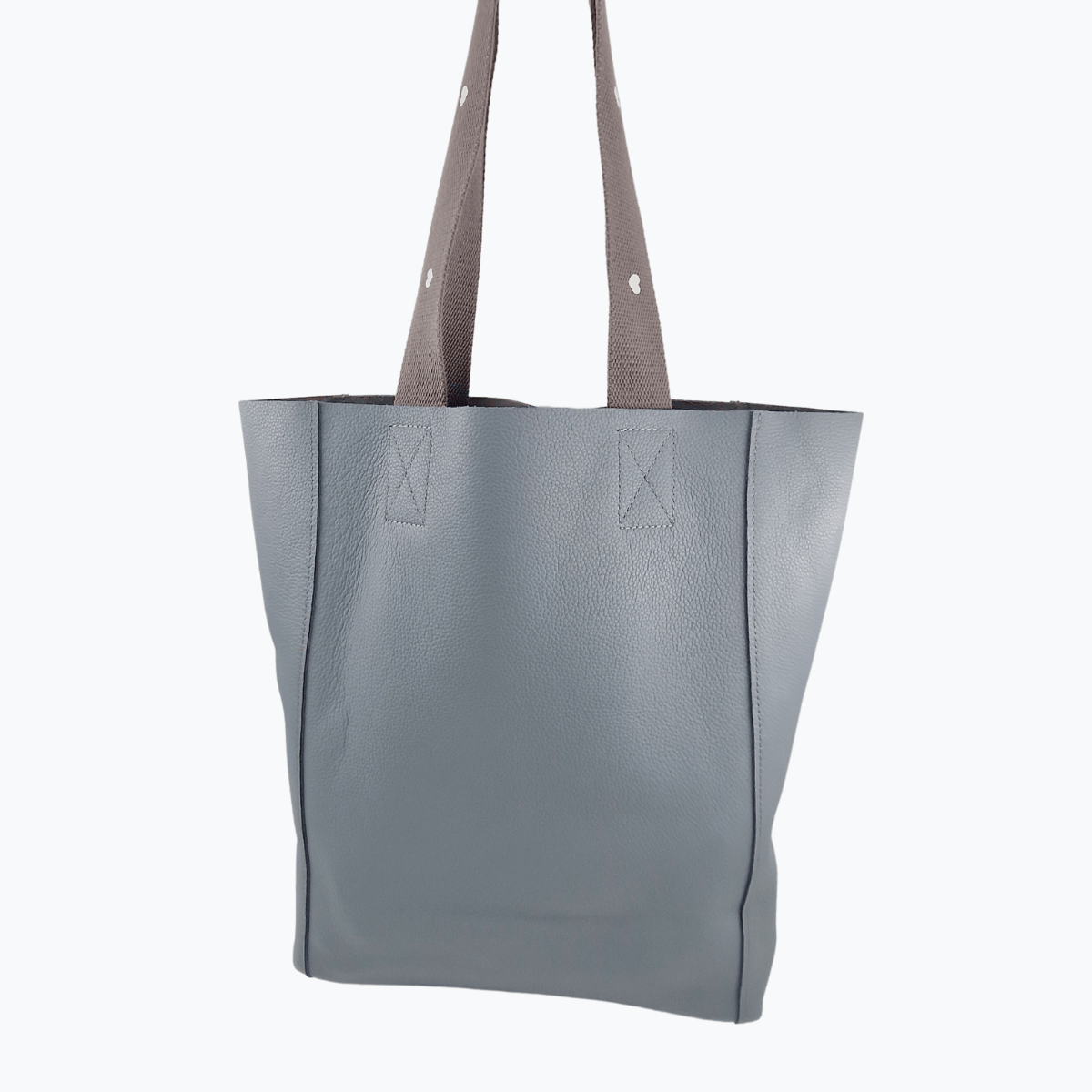 Tote Bag Leder FES | Hellgrau