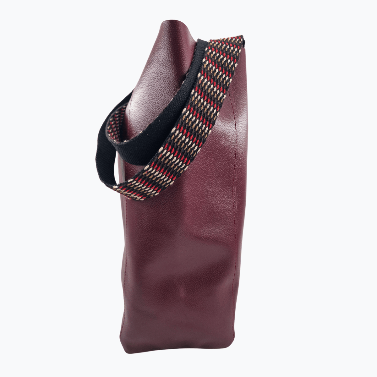 Tote Bag Leder PRATO | Burgundy