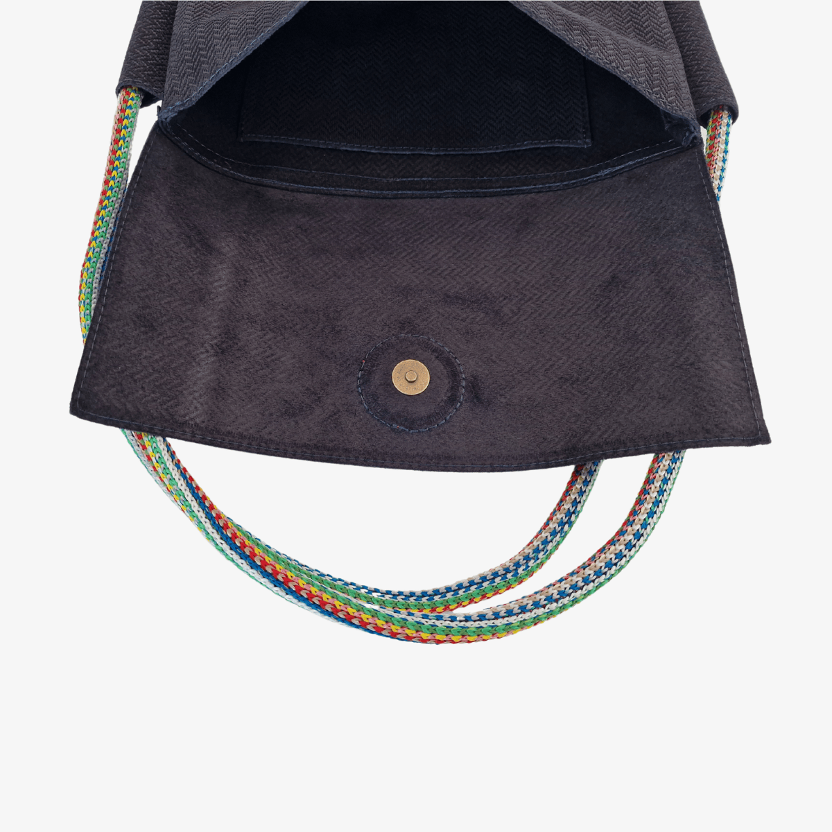 Umhängetasche Leder VEGA | Blau & Rosa