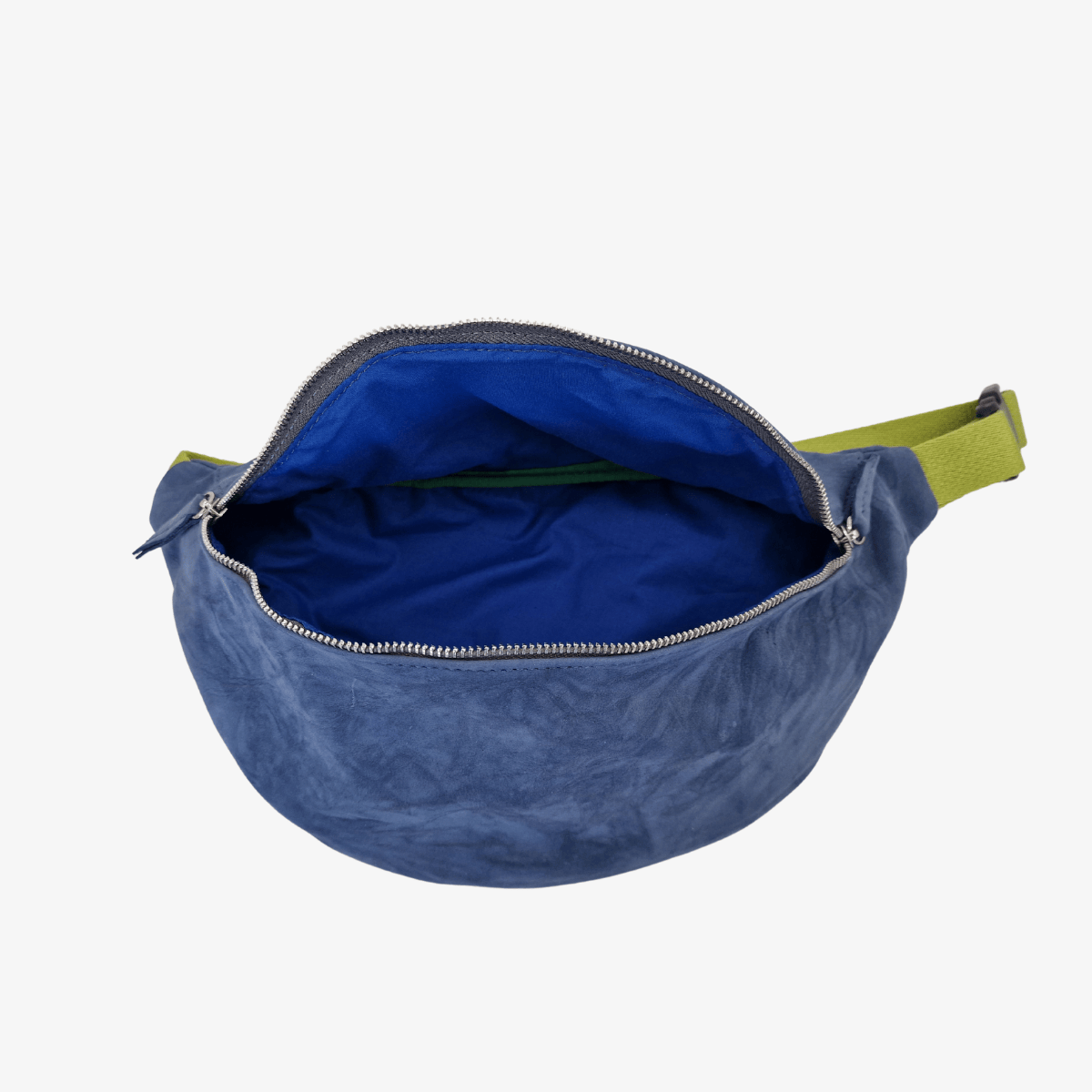 Bauchtasche Leder URBANA | Blau & Grün