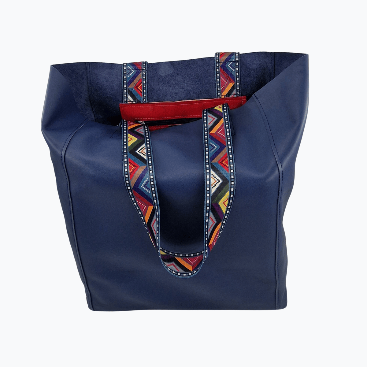 Tote Bag Leder NARA | Blau