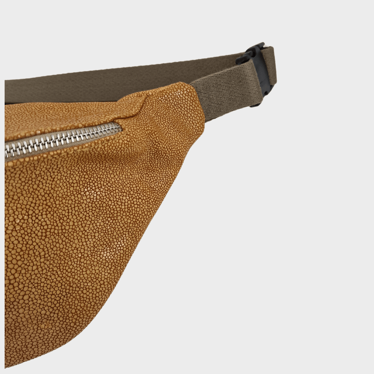 Bauchtasche Leder LAGOS | Gelb & Braun